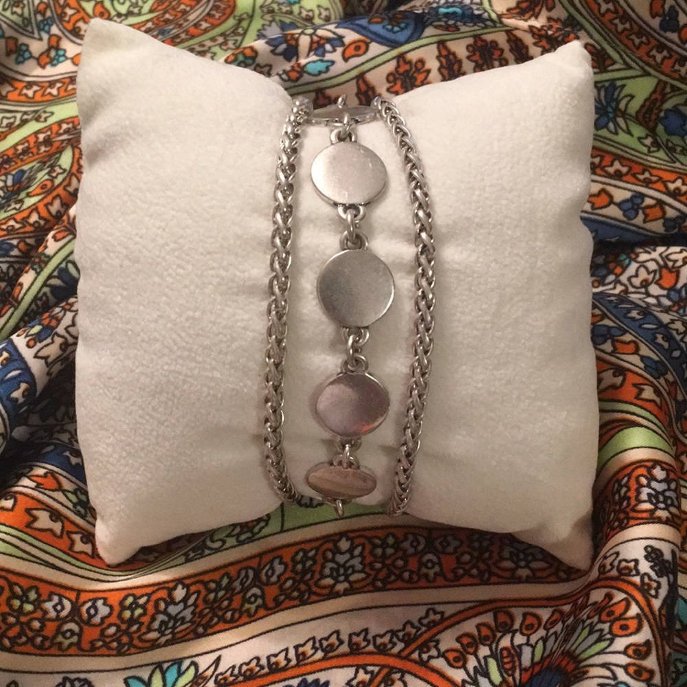 Luck Brand Silver Clasp Bracelet